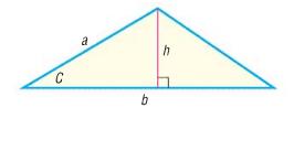 24 Area of a SAS Triangle: 1 K absin C 2 The area of a SAS triangle is half the product of the two sides times the