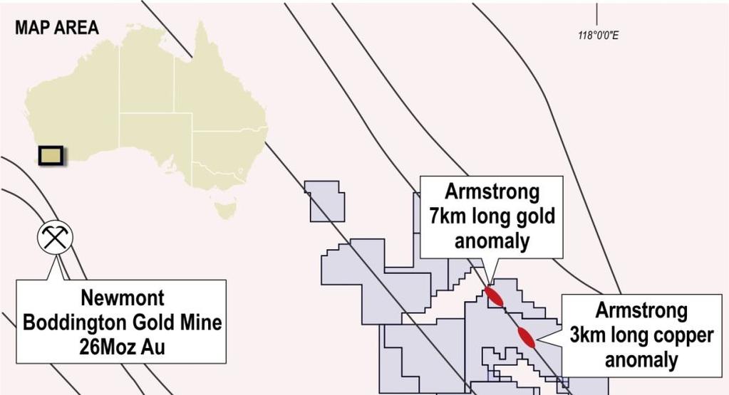 Regional Exploration The Boddington South Gold Project covers an area in excess of 5,500 square kilometres within the underexplored Southwest Yilgarn region of Western Australia and is a direct