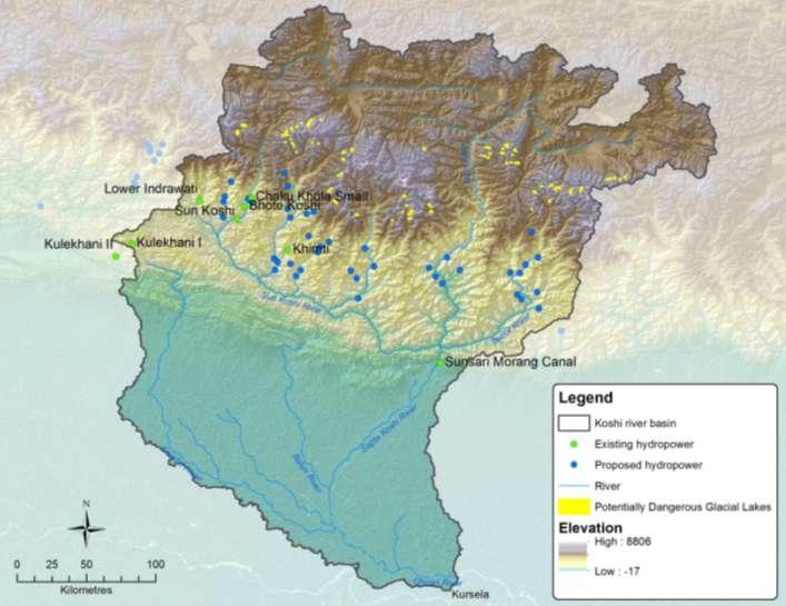 Koshi Basin: GLOFs and Hydropower