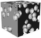 Percolation of a Boolean model of spheres (complementary set) 31 32 Percolation of a Boolean model of