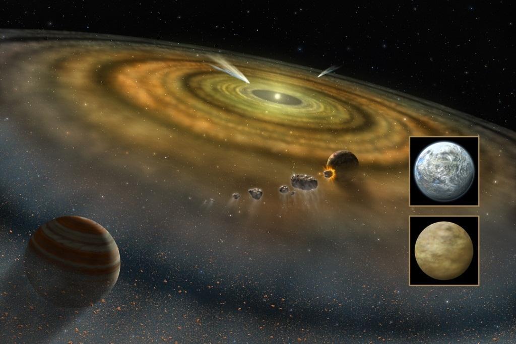 Other planetary systems Planetary migration It may be a matter of timing The giant planets in other systems may have formed while there was still a