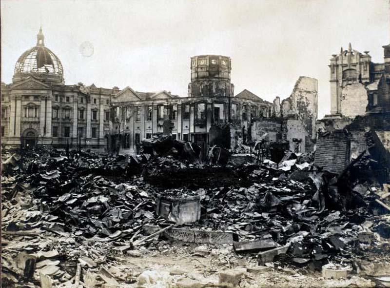 The 1923 Kanto earthquake Damage in Yokohama