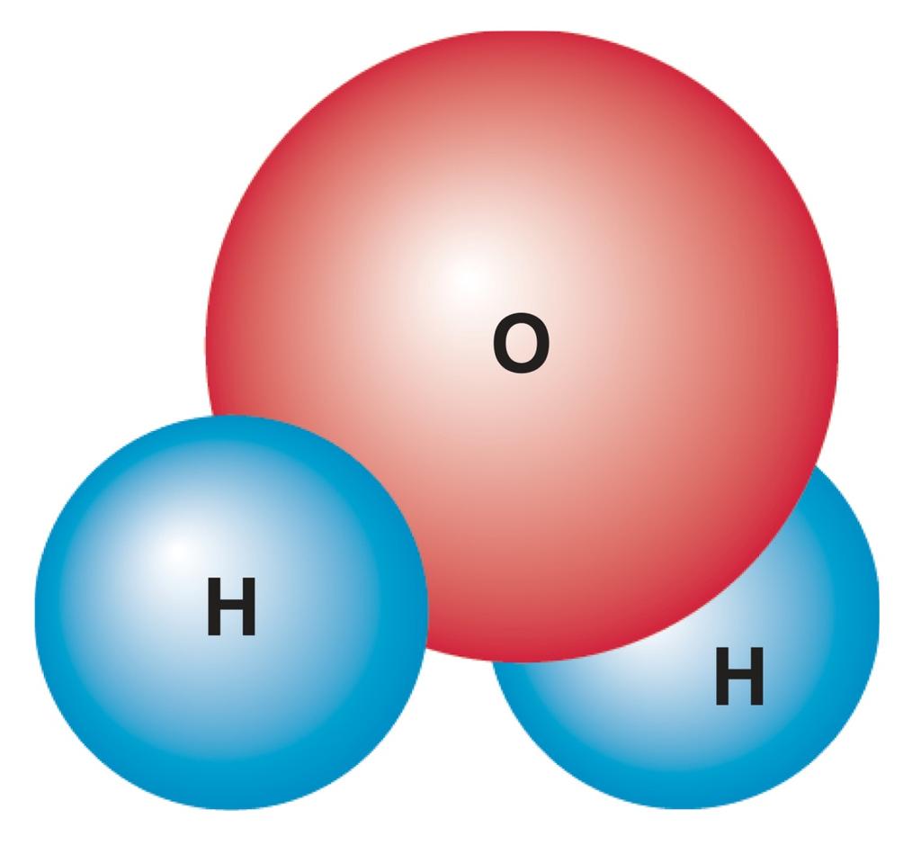 22 Properties of Water Polarity As for most molecules, the and charges in a water molecule are equal so that overall the molecule is neutral. However, note that the molecule is not linear.
