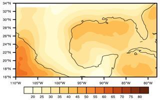 Based on Climate Model Ensembles TC Wind and Rain Footprint Modules Hybrid WRF Boundary-layer Model