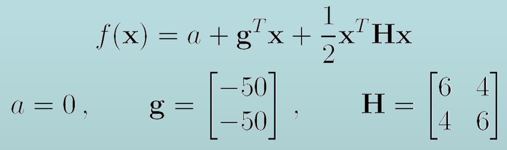 Examples of quadratic