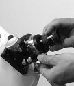 To focus the eyepiece, turn the focuser wheels (13) in or out. If you have the deluxe 2 inch eyepiece, remove the 1.