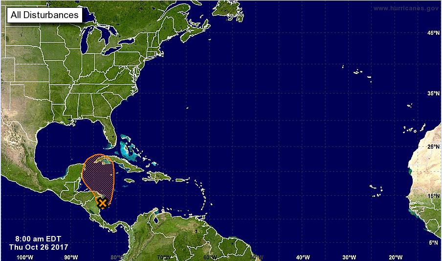 Tropical Outlook Atlantic Disturbance 1 (Invest 93L) (as of 8:00 a.m.