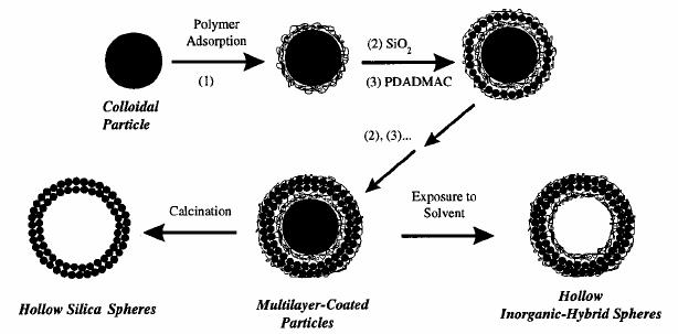 LBL on Colloidal Particles LBL of silica nanoparticles and