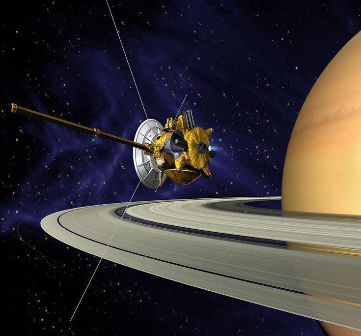 Cassini to Saturn Launched 1997 7 years to