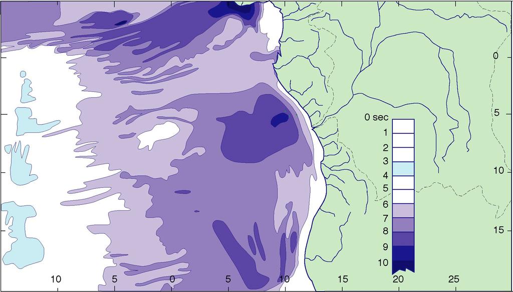 Effect of Congo DSF on the passive margin Niger fan medio-atlantic ridge Congo fan Congo