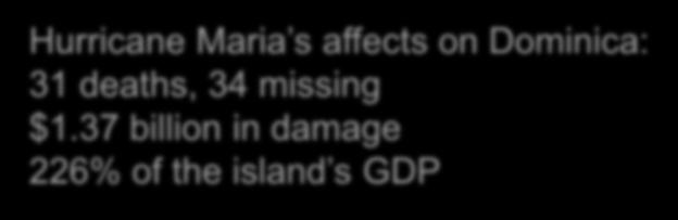Hurricane Maria s affects on Dominica: 31 deaths, 34 missing $1.