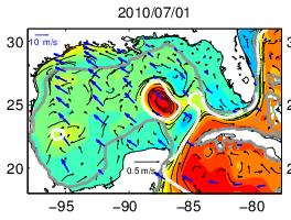 SSH/SST assimilation effects on current Mean STD Ocean current observation (ADCP), Apr.2009-Nov.