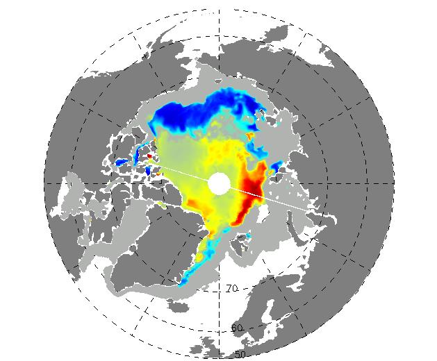 Sept 2011 March 2012 The Mercator ocean and sea-ice system PSY3V4 2006-2015 hindcast experiment assimilating OSI-SAF SIC