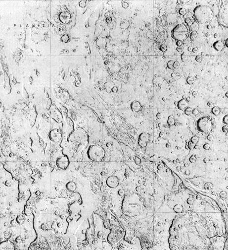 500 km Scale: Ares Vallis is about 1,500 km long. Image 15 What information does this wide-area view add to your understanding of Image 12?