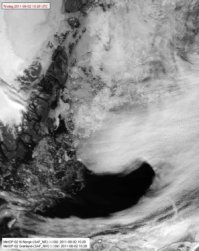 GREENLAND What does the ice look like? Single visible channel Easy to see the clear water But what is ice and what is cloud?