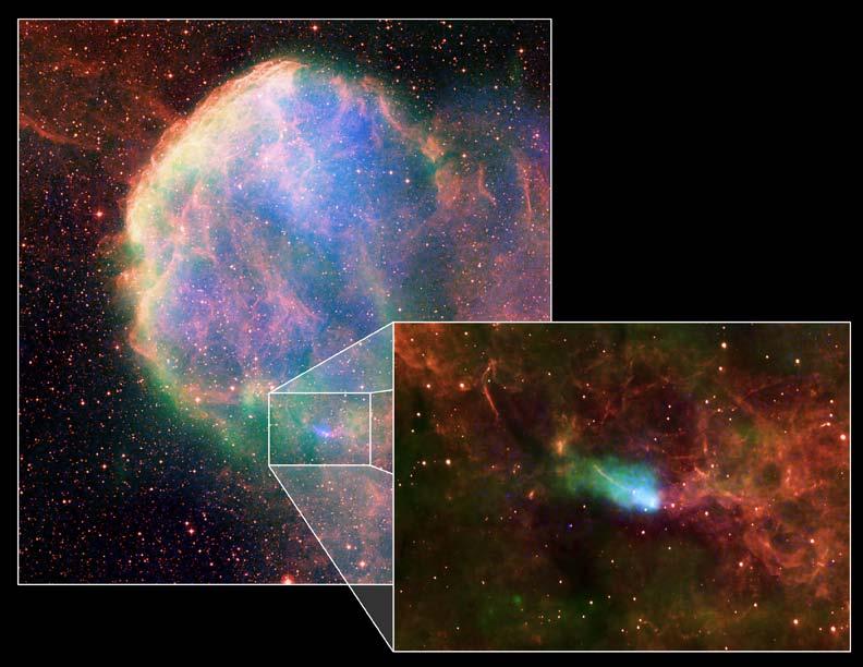 Supernova Remnants: IC443 - middle aged, 3-30 kyr - distance: 1.