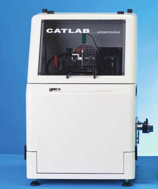 CATLAB Technical Specifications module 1 sample mass pressure temperature accuracy ramp rate temperature sensor mass flow controllers minimum flow pressure port connection power requirement
