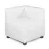Bench Ottoman* 48 W x 24 D x 18 H Blanc Cube* 17 Square x 17 H *trade show exclusive Stage Chairs