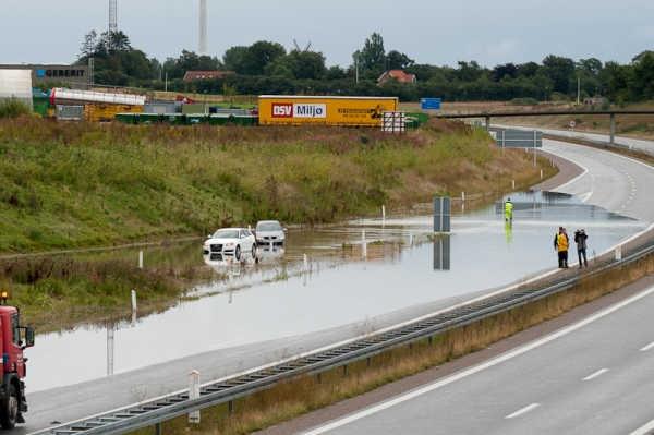 August 26 th event Flooding of Lystrup and Djursland highway To demonstrate the capability of risk assessment map, a case in Aarhus is used.