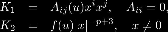The solution for and to the Einstein equations except for X being (p+1)-dimensional Minkowski spacetime.