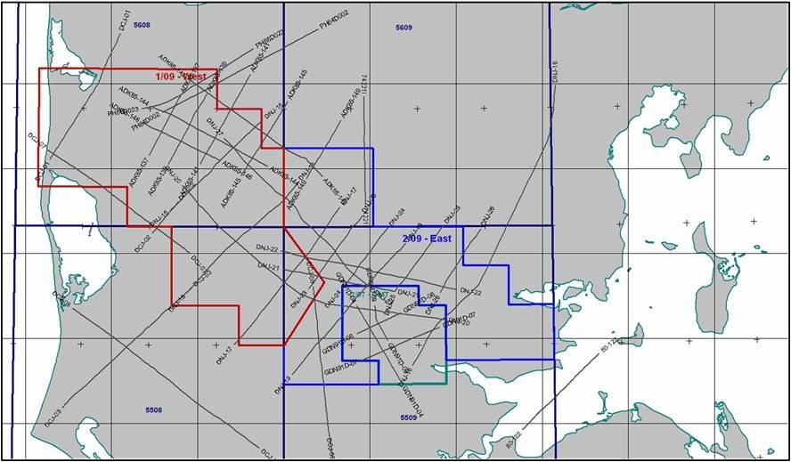The permitting process for 2-D seismic acquisition will begin in early October of this year and we expect to complete data acquisition for the first phase of the seismic programme by May 2012.