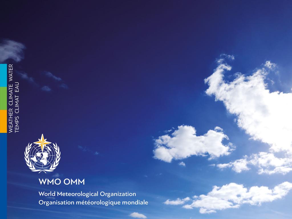 WMO Welcome Statement at the Opening of the WMO Symposium on