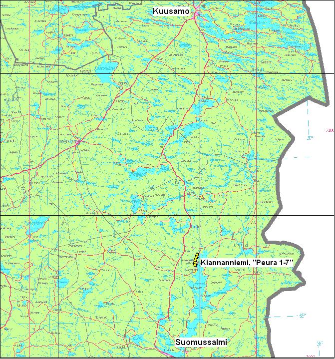 Claims Peura 1-7 (Map Grid 50 km x 50 km) Key words: nickel, platinum-group elements, high-mg basalt Kummunkatu