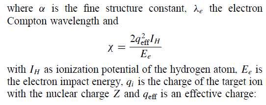 Charge evolution (1) Electron impact