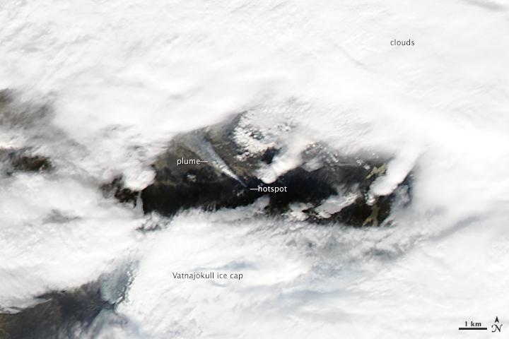 Bárðarbunga eruption Sept., 2104 Mar., 2015 29 August: small fissure eruption in Holuhraun 31 August: Lava eruption on a 1.