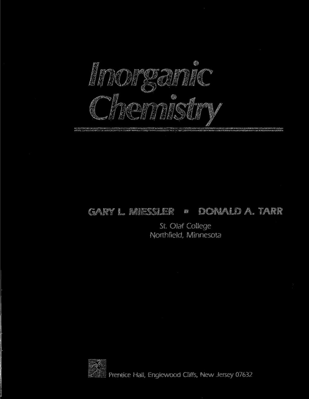 Inorganic Chemistry GARY L.