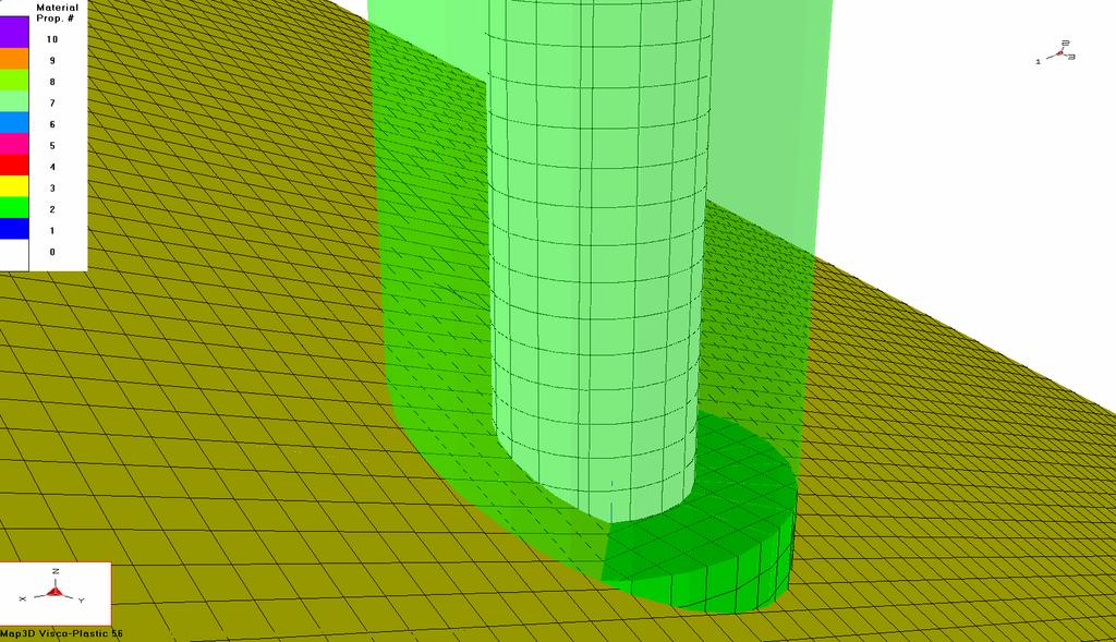 3 Applications A simple extension of this example to a typical real 3D problem is a shaft intersected by a fault.