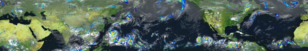 Global Rainfall Map in Near Real Time Typhoon