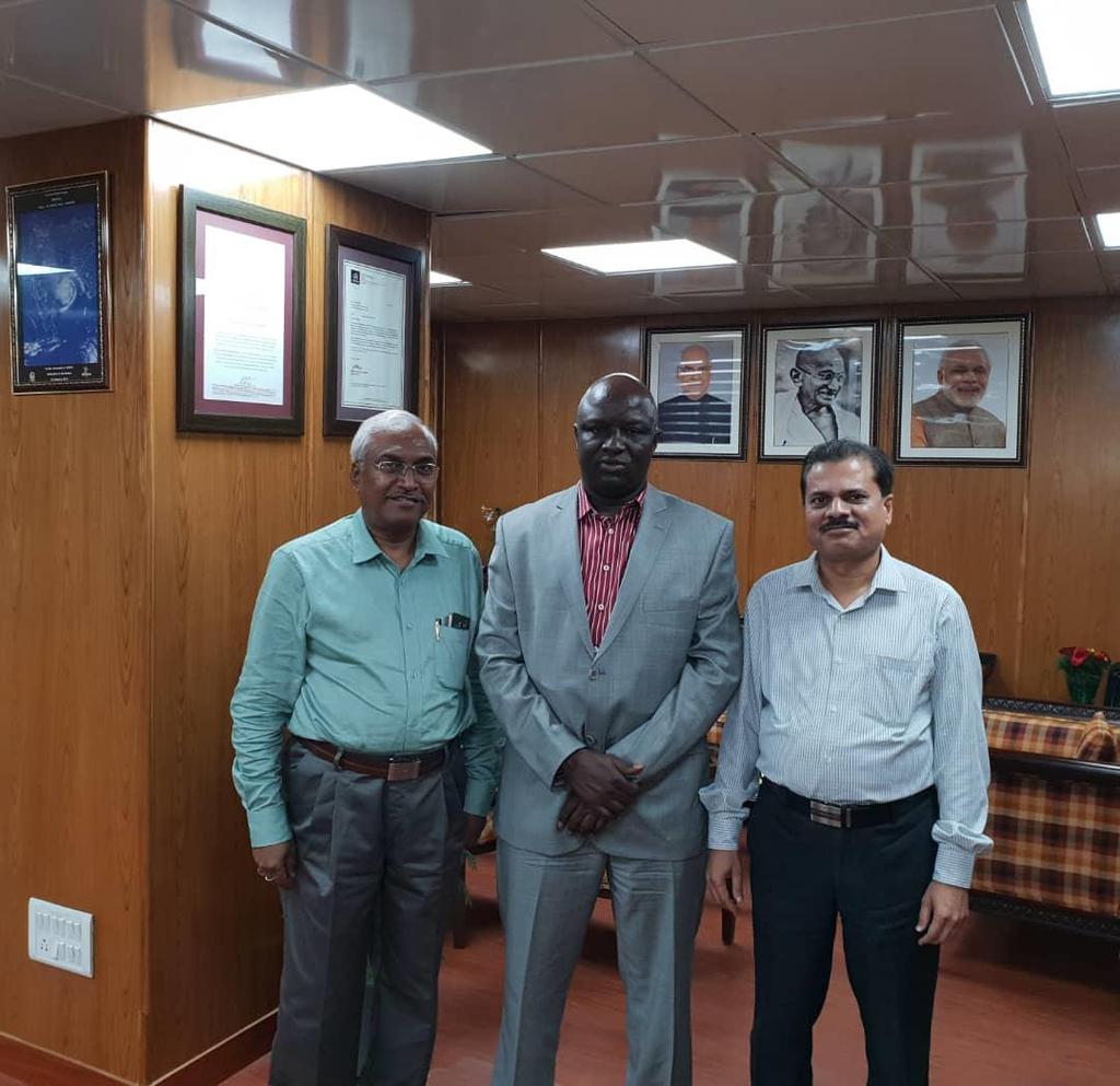 NiMet/Indian Met INITIATIVE DG/CEO NiMet, Professor Sani Abubakar Mashi met with Dr KJ.