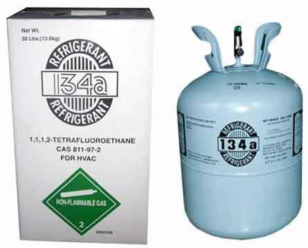 8 17 iagram 4 shows two containers filled with 1,1,1,2 tetrafluoroethane gas.the gas is used as a cooling agent in a car s refrigerant system.