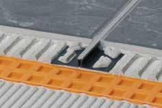 Movement and control joint profiles Schlüter -DILEX-BWB Schlüter -DILEX-BWB is a movement joint profile with side sections of rigid, recycled plastic.