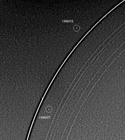 Shepherd Moons of Uranus Epsilon Ring Ophelia Rings and Resonances Many structures in rings are governed by orbital resonances with the planet s moons. Cordelia Example: Saturn s Cassini Division.