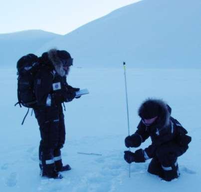 In Situ Measurements Sounding Snow depth measurements from