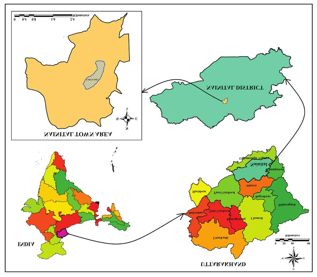 Quantifying Land Use/Cover Dynamics Using Remote Sensing and GIS Techniques of Nainital Town (India) temporal effects using multitemporal data sets.
