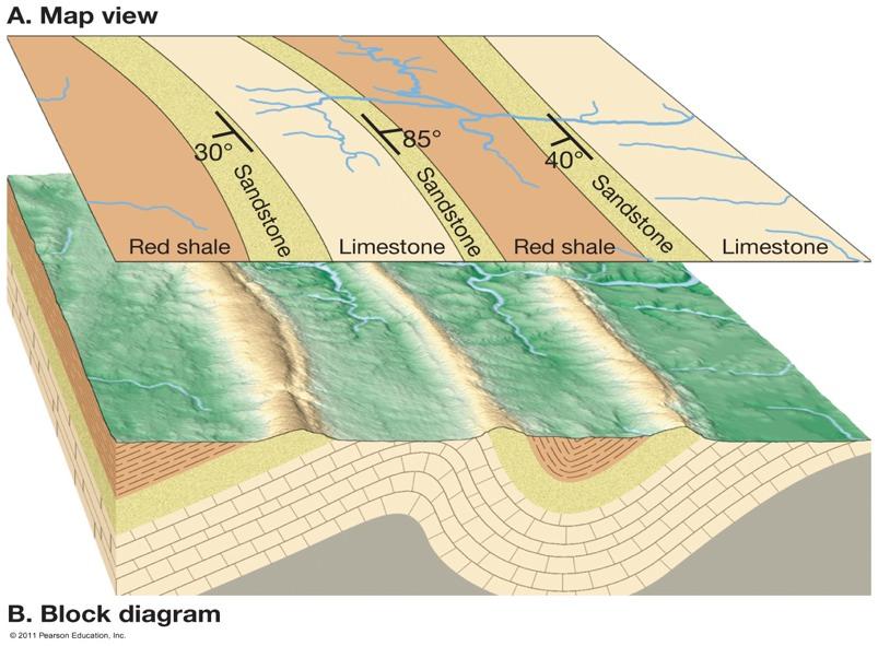 A Geologic Map Showing the