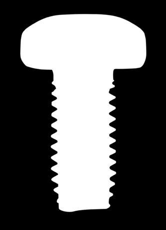 High degree of economic efficiency by thread forming and inserting the screw in a single oeration 2.