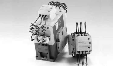 CAPACITOR CONTACTORS 1301A SERIES CAPACITOR CONTACTORS Power capacitors may enter high-frequency resonances with nearby inductances when being connected to the mains.