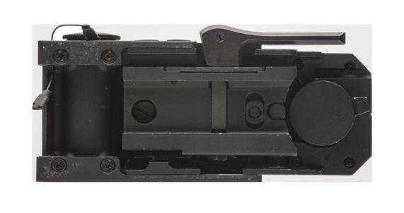 MOUNTING The Ultra Shot R-Spec is designed to mount to picatinny rails only. For safety, it is best to have at least three to four inches of eye relief. To mount: 1.