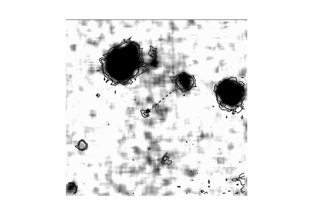 6 Yu. Shibanov et al.: Subaru optical observations of PSR B0656+14 and Geminga Fig. 3. Left: A fragment of the Geminga field image obtained with the ESO/NTT in the I band (Bignami et al. 1996).