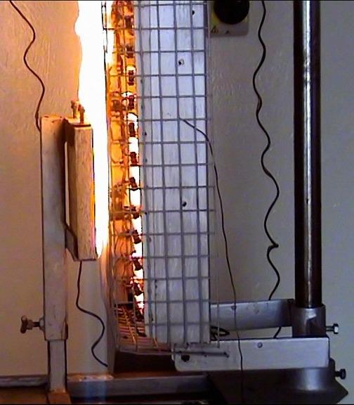 Figure 5 show the burning mode for the selected heat flux of 53 kw.m -2. Fig.