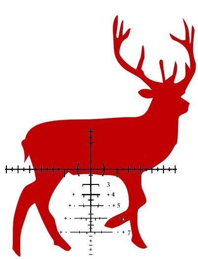10 and 20 objects are the known sizes that can be ranged using various markings within the reticle.