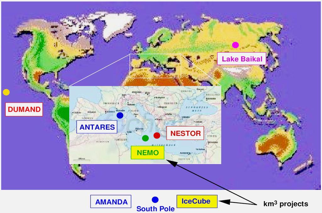 The Neutrino Telescope World Map 27.