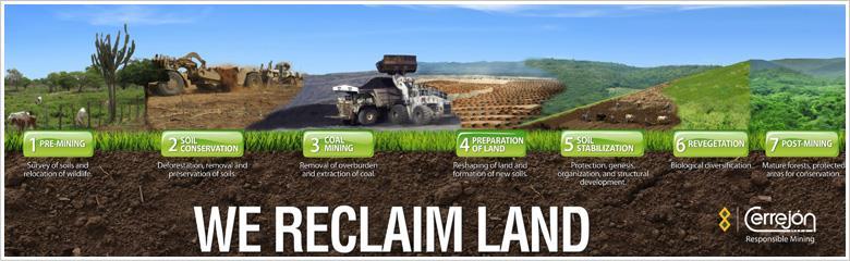Reclamation Overburden is returned, some