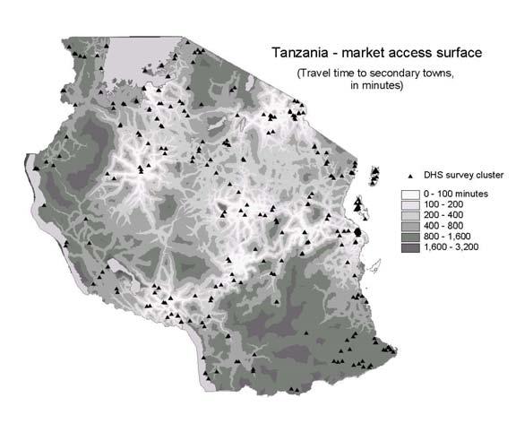 Figure 2 Map of Tanzania with