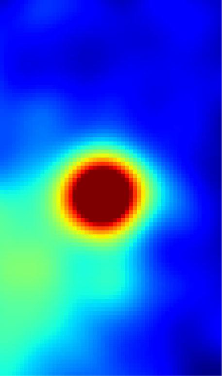 the spectral dispersion taken from the FWHM (1.7 Å) of the CuAr arc lamp.