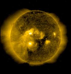 the median brightness of the solar disk in the He 10830 Å image.